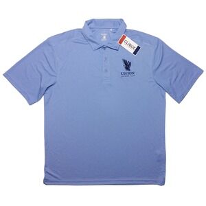 CLIQUE‎ Union Country Club CC Performance Polo Shirt Dover Ohio Blue XL ~ New